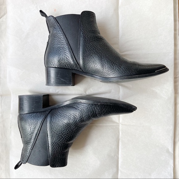 Acne Studios Jensen Boots, Grain Black - Picture 4 of 7